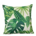 AKUMRi Bamboo Pillowcase,Pastoral Style Square Pillow Cover Cushion