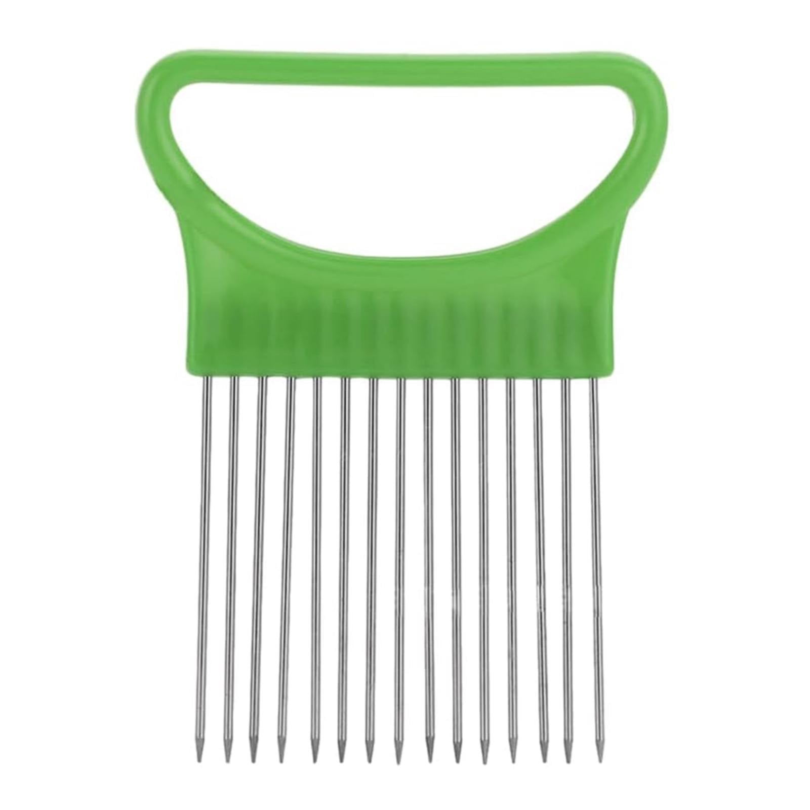 AKUMRi Food Slice Assistant Onion Holder for Slicing 2024 New Stainless Steel Onion Holder for