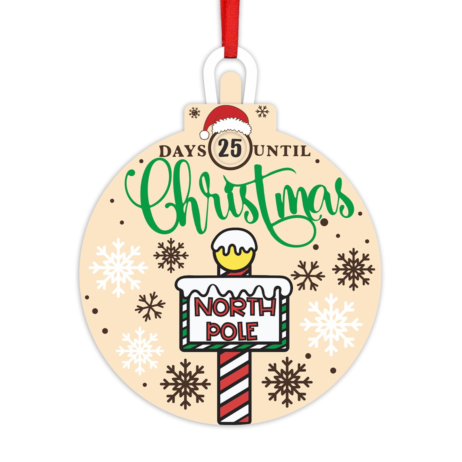 AKUMRi Garland Hangers for Front Door Christmas Countdown Pendant Ornament For 2024. For Your