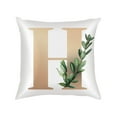 AKUMRi Pillow Cases Queen,26Letter Pillowcase,Modern Decorative Pillow