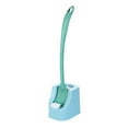 AKUMRi Toilet Brush Toilet Cleaning Kit Silicone Wall Hanging Toilet