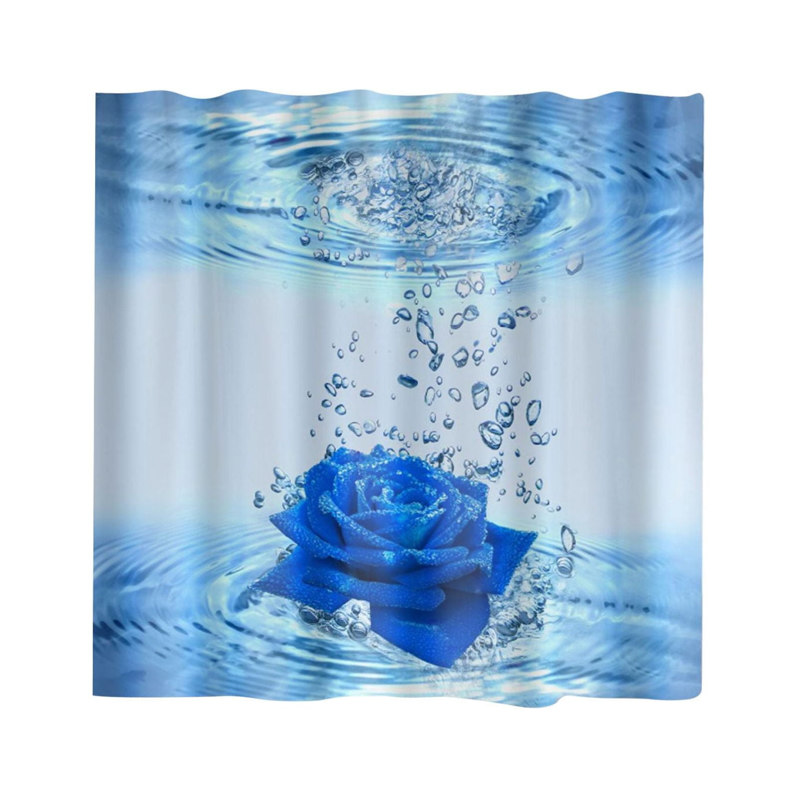 AKUMRi Valentine's Day Shower Curtain, Valentine's Day Red Rose Shower