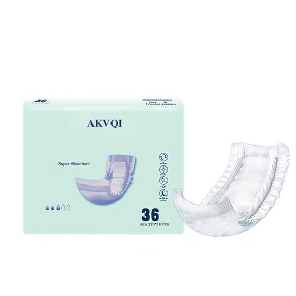 AKVQI Adult diapers, Unisex Incontinence Adult Diapers, Maximum Absorbency, Large, 36pcs