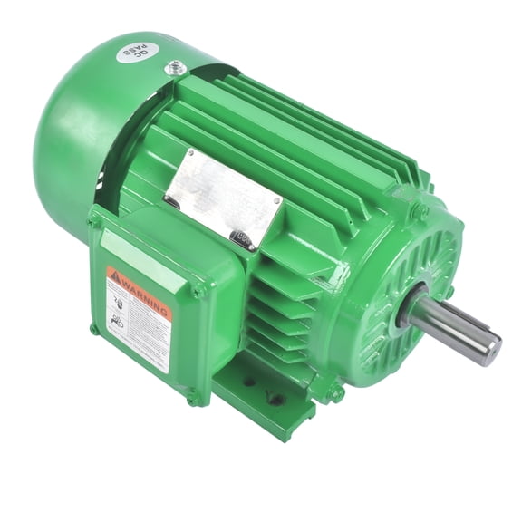 AKWH 2 HP Air Compressor Motor 230/460 Volt 3 Phase 1800 RPM 145T Frame 60 HZ TEFC / IP55 Enclosure