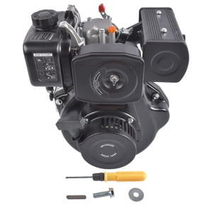 AKWH 5HP 247CC 4 Stroke Diesel Engine,173F 3600W Heavy Duty Single Cylinder Diesel Motor Engine For Small Agricultural Machinery (Black)