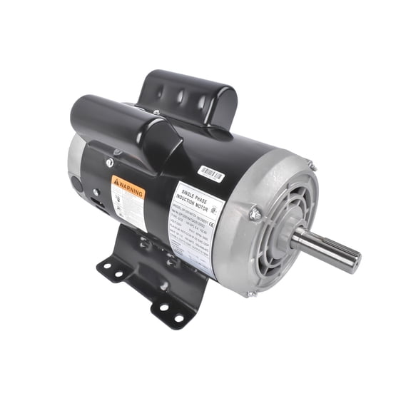 AKWH 6.4HP Electric Air Compressor Motor 230 Volt 3450RPM Single Phase 184T Frame 7/8" Keyed Shaft 24.9A 60 HZ CCW Rotation