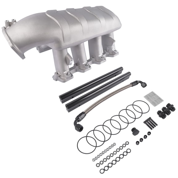 AKWH EFI LS Hi-Ram Multi-Port Intake Manifold for Chevy SS Small Block Gen III/IV Rectangular Port