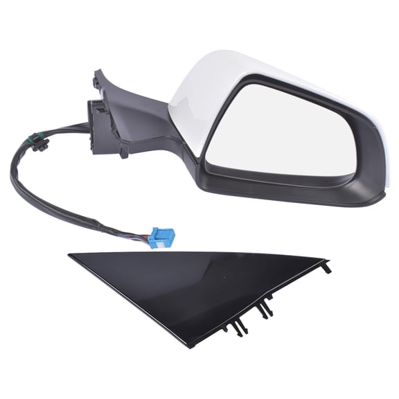 AKWH Front Right Power Fold Heated Door Mirror for Tesla Model 3 Sedan 2017-2023 White 1Pc