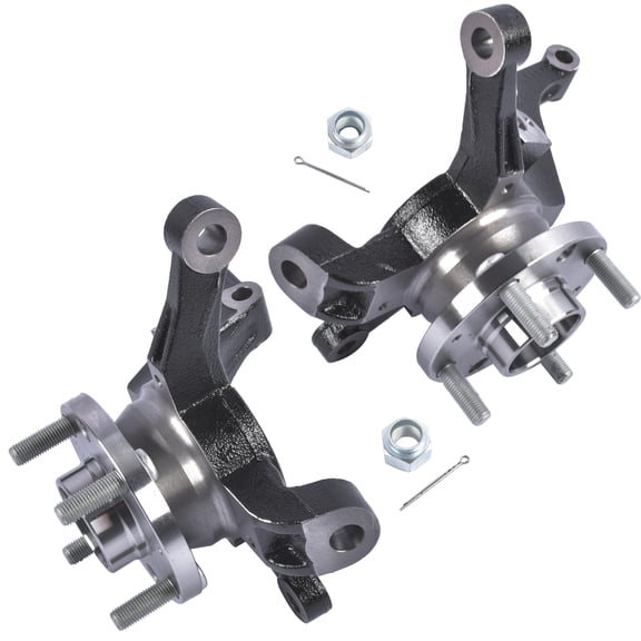 AKWH Steering Knuckle Assembly Left & Right for Chevy Aveo Aveo5 LS LT Pontiac G3 Base 2Pcs