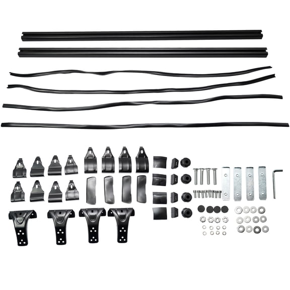 AKWH Universal Roof Rack Cross Bars with 3 Pair of Mounting Clamps for Most Car SUV