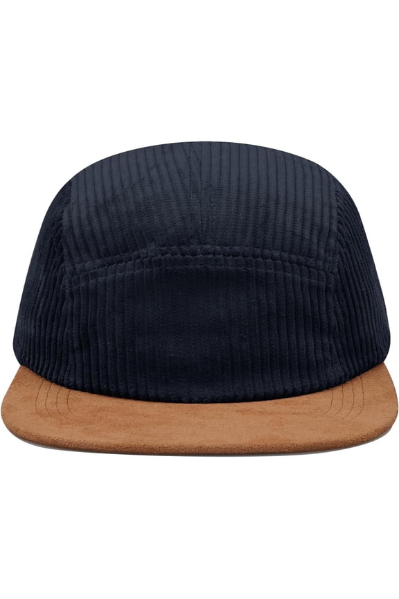 Classic Corduroy 5 Panel Caps Flat Brim Baseball Cap Unstructured Vintage Dad Hat Men Snapback Trucker Hats Umpire Cap