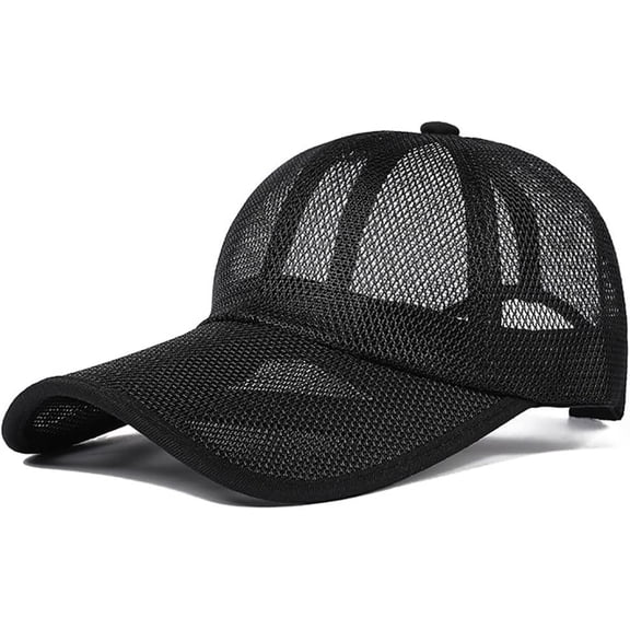 AKcxy Men's Summer Breathable Baseball Cap Cooling Hat Quick Dry Hats Running Hat with Mesh Design