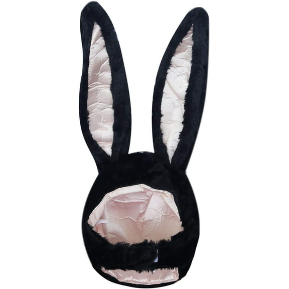 AKcxy Plush Funny Bunny Rabbit Ears Hood Women Costume Party Hats for Cosplay Halloween