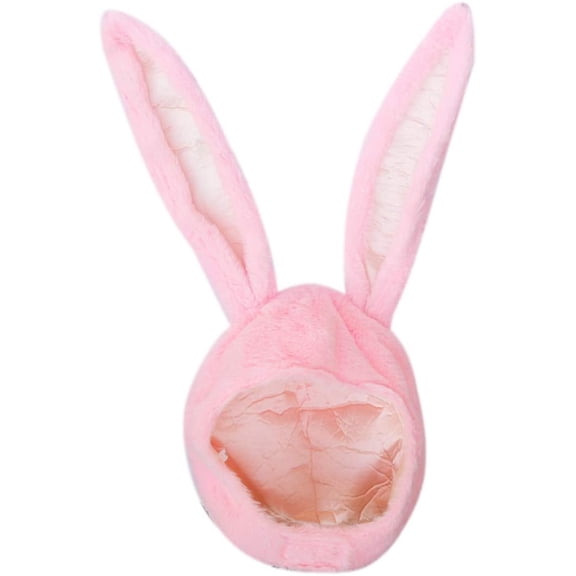 AKcxy Plush Funny Bunny Rabbit Ears Hood Women Costume Party Hats for Cosplay Halloween