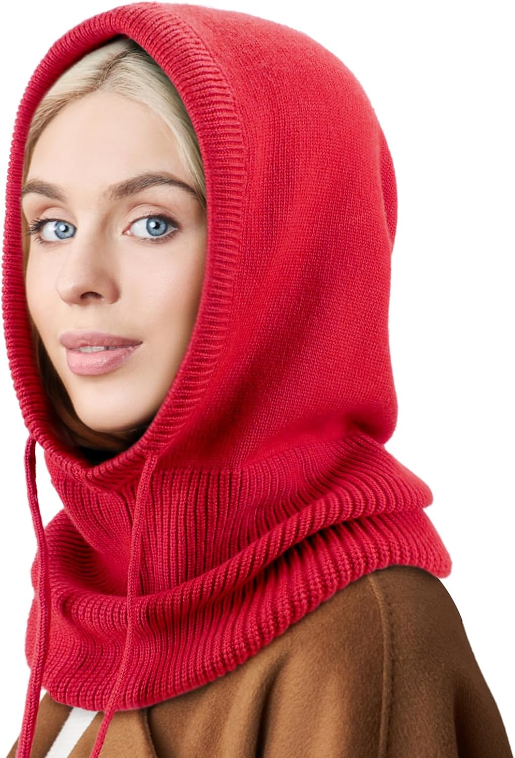AKcxy Winter Hats for Women Balaclava Knit Beanie with  display picture 3
