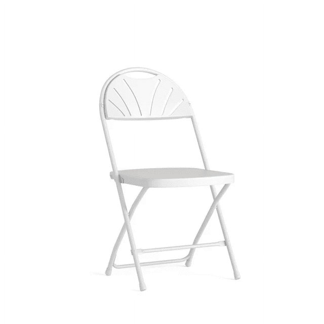 AL 650 lb. Capacity Plastic Fan Back Folding Chair