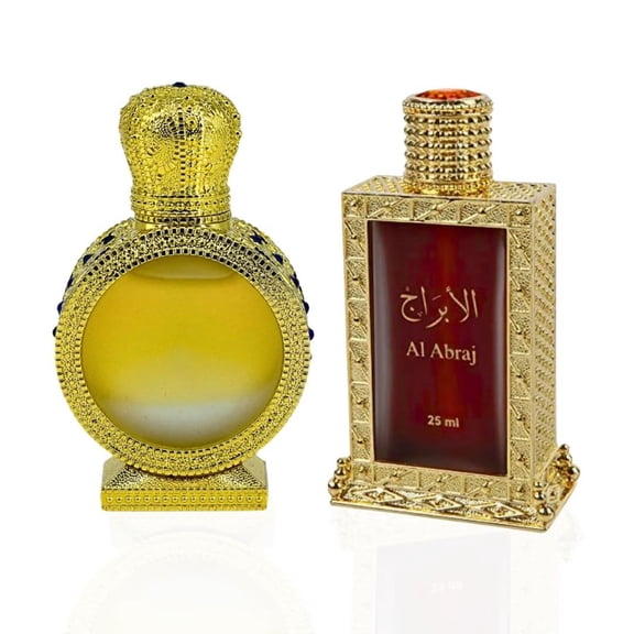 Al Abraj & Salsabeel Perfume Oils 25ml (0.8 oz) by Hamidi (Bundle)