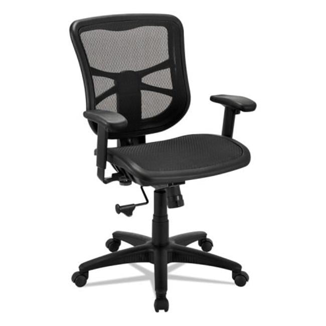 AL  Elusion Series Air Mesh Mid-Back Swivel & Tilt Chair - Black