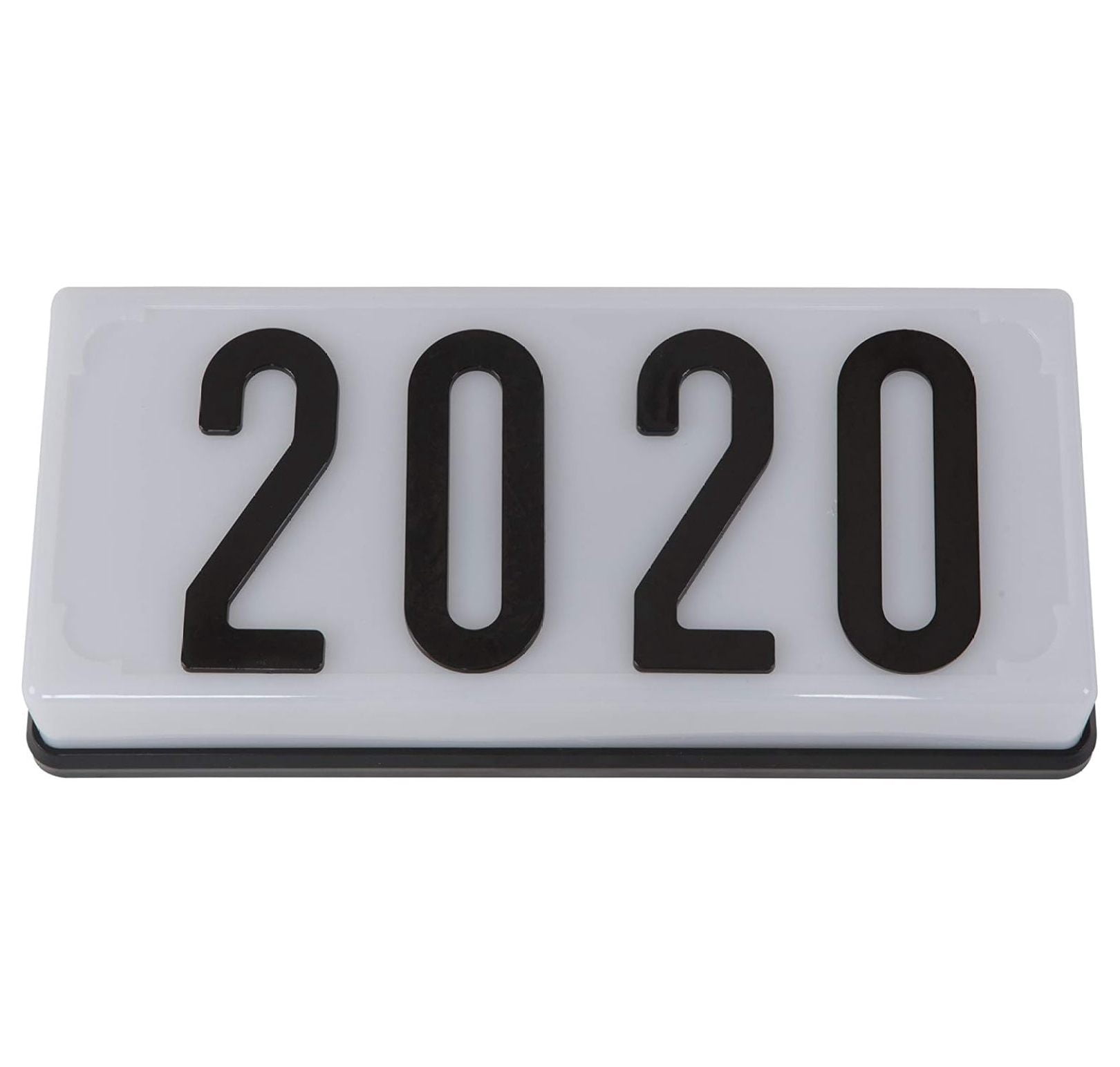 AL000 11.5-Inch Low Voltage Address Light White Frame With Black Numbers