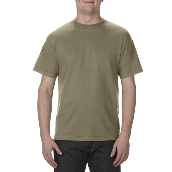 AL1301 American Apparel Adult 6.0 oz., 100% Cotton T-Shirt Safari Green S