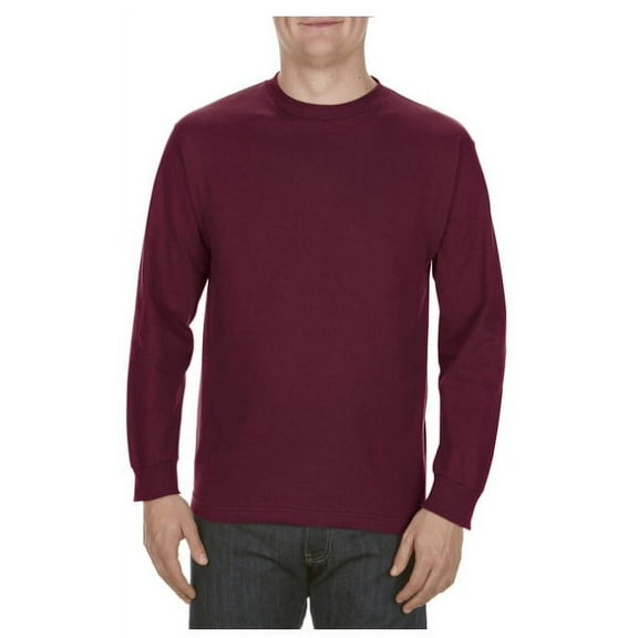 AL1304 Alstyle Adult Long-Sleeve T-Shirt Cardinal 3XL