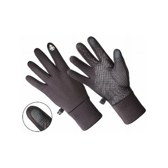 HANDS ON Ladies Multi-Purpose Running Gloves, Touch Screen Compatible with Anti-Slip Grip, Black