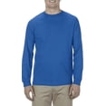 thumbnail image 1 of AL1904 Alstyle Soft Spun Cotton Long-Sleeve T-Shirt Royal S, 1 of 2