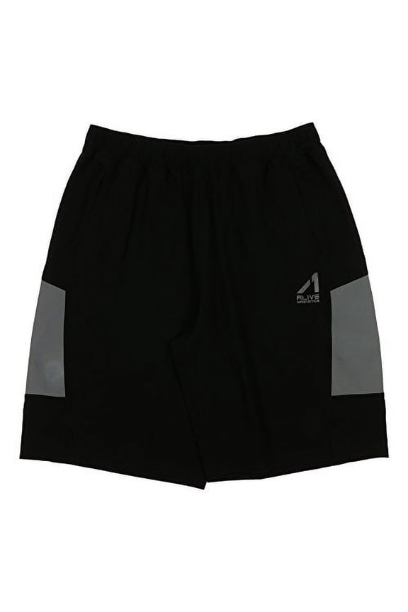AL1VE Men's Magnetics Woven Short (Black) (Large)