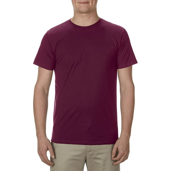 AL5301N Alstyle Adult Ringspun Cotton T-Shirt Burgundy 3XL
