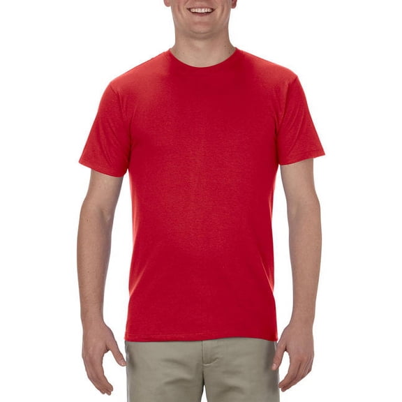 AL5301N Alstyle Adult Ringspun Cotton T-Shirt - Red - XS
