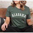 thumbnail image 1 of ALABAMA Graphic Short Sleeve Tshirt Top Plus Size, 1 of 9