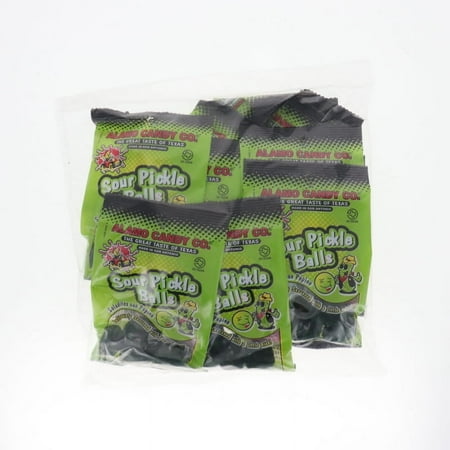 ALAMO CANDY SOUR PICKLE BALLS THE ORIGINAL 4 pcs Each ( 12 in a Pack )