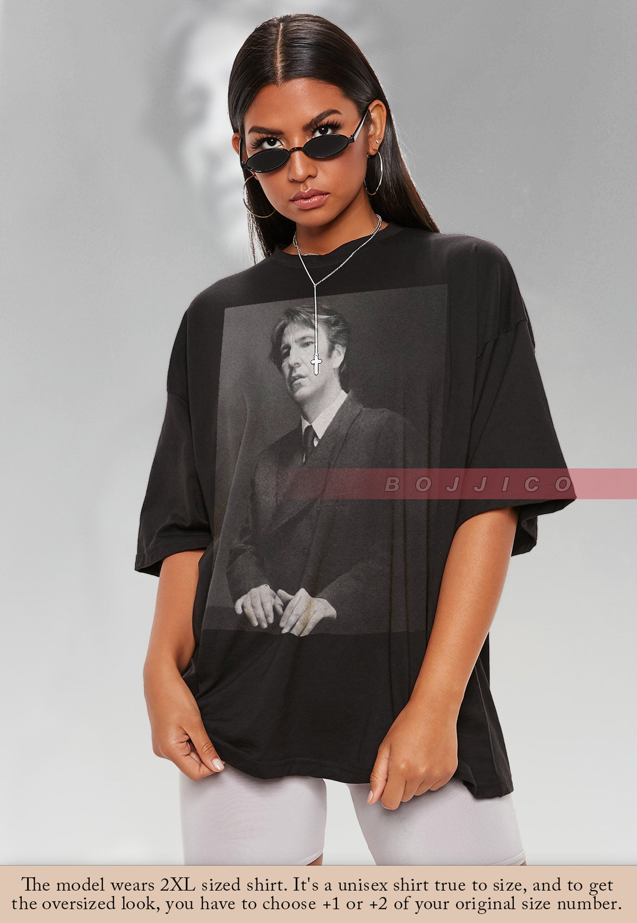 ALAN RICKMAN Photo Tribute Shirt, Alan Rickman British Actors Shirt