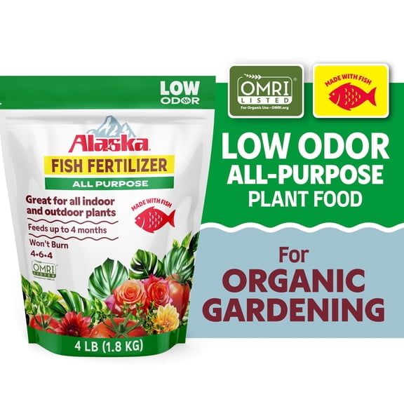 Alaska Fish Fertilizer All Purpose 4-6-4 Plant Food 4lb