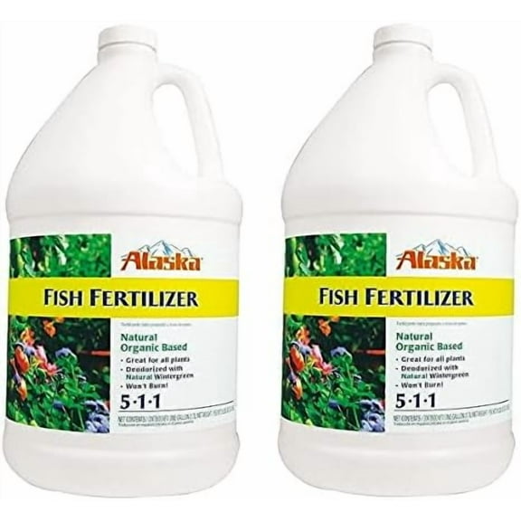 ALASKA Fish Emulsion Fertilizer 5-1-1 Concentrate 1 Gallon (w k)