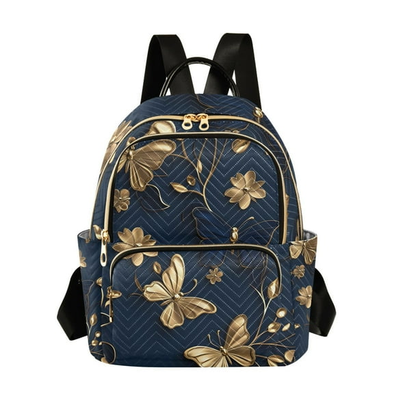 ALAZA 3d Butterflies-d7 Womens Travel Laptop Backpack Large Daypack Ladies Shoulder Bags M