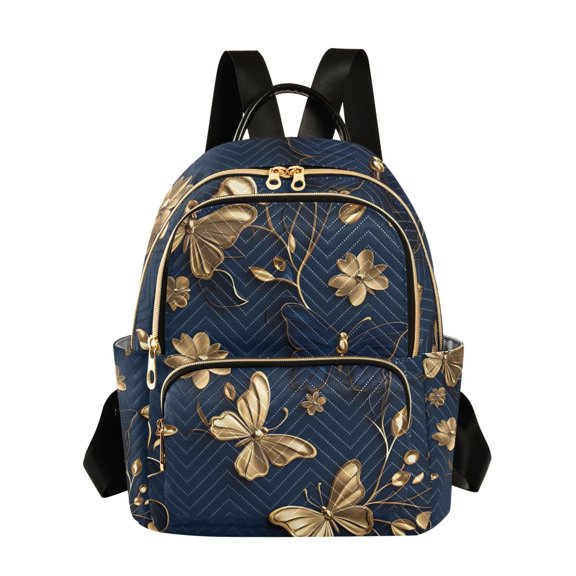 ALAZA 3d Butterflies-d7 Womens Travel Laptop Backpack Large Daypack Ladies Shoulder Bags S