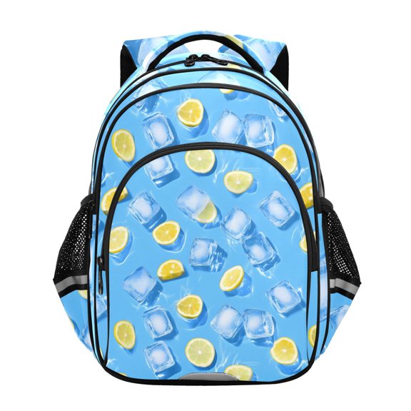 ALAZA 3d Ice Lemons School Backpack Elementary Bag Bookbag Travel Rucksack