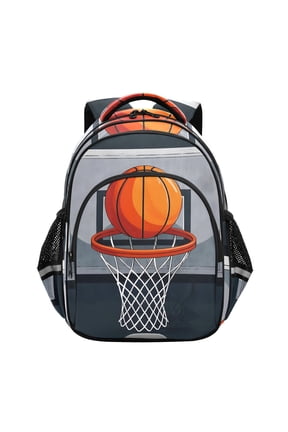 A Basketball School Backpack Elementary Bag Bookbag Travel Rucksack
