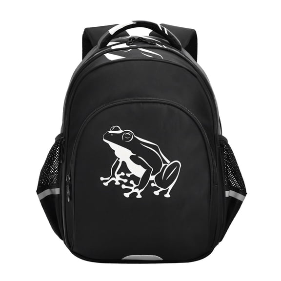 ALAZA A Frog School Backpack Elementary Bag Bookbag Travel Rucksack