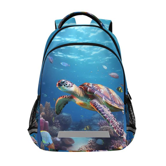 ALAZA A Turtle Backpack Elementary School Bag Bookbag Travel Rucksack