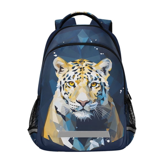 ALAZA Abstract Cheetah Leopard Backpack Elementary School Bag Bookbag Travel Rucksack