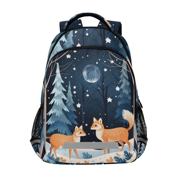 ALAZA Abstract Deers in Forest Backpack Elementary School Bag Bookbag Travel Rucksack