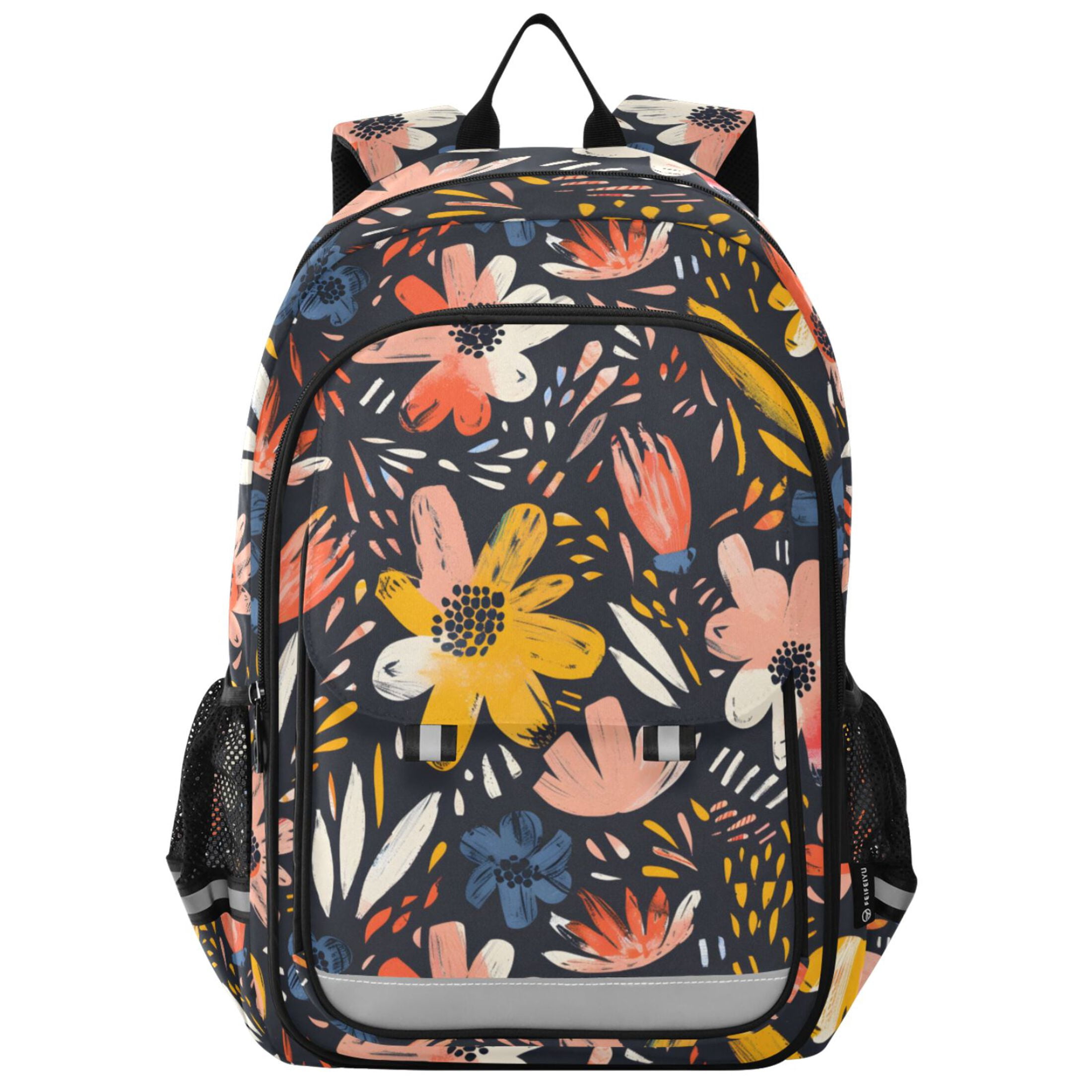 ALAZA Lightweight Dinosaur Backpack For School | 16 Inch Laptop Compartment | Water Resistant Polyester Bookbag For Teens - View #7