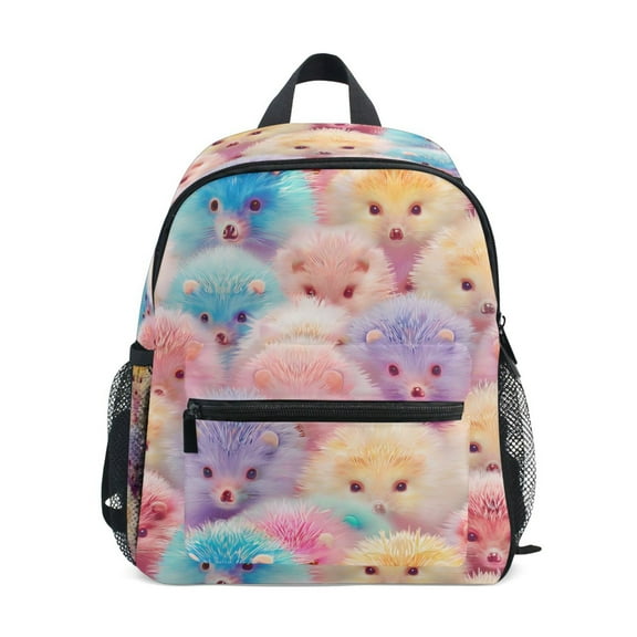 ALAZA Abstract Hedgehogs School Backpack Small Bookbag Mini Bags
