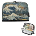 thumbnail image 1 of ALAZA Abstract Japanese Wave Pencil Case Pen Pouch Bag Large Capacity Organizer, 1 of 8