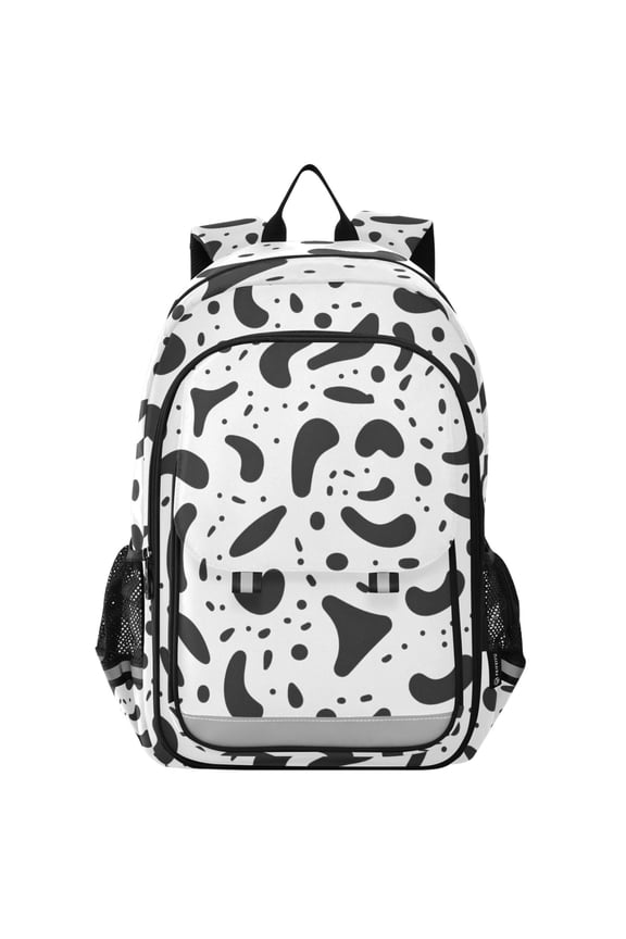 Abstract Leopard Laptop Backpack Purse Travel Bag Casual School Bookbag Rucksack for Women Men