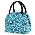 thumbnail image 1 of ALAZA Abstract Marble Insulated Lunch Box Reusable Cooler Tote Bag Work Office Picnic, 1 of 7