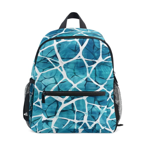 ALAZA Abstract Marble School Backpack Small Bookbag Mini Bags