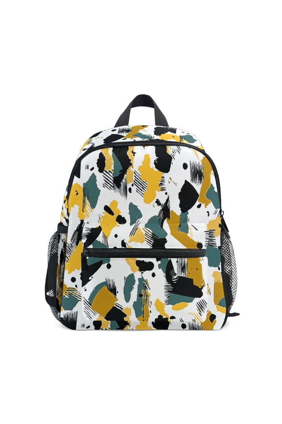 Abstract Print School Backpack Small Bookbag Mini Bags